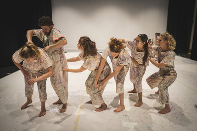 The Moving Canvas Project: exploring choreography and disobedient drawing