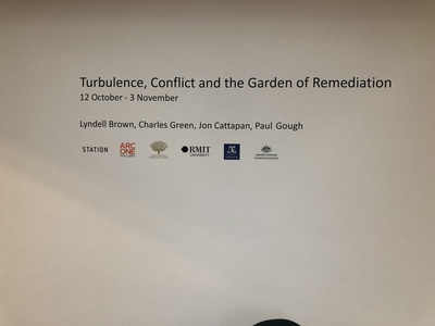 Turbulence, Conflict and the Garden of Remediation, Charles Green, Lyndell Brown, Paul Gough and Jon Cattapan